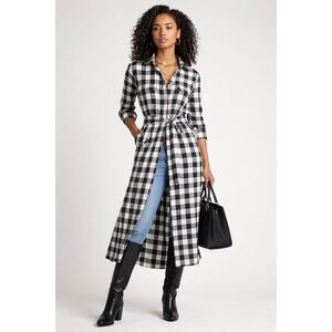 slim fit dress slacks Ralph Lauren Plaid Prairie Dress S/M  OMNIA